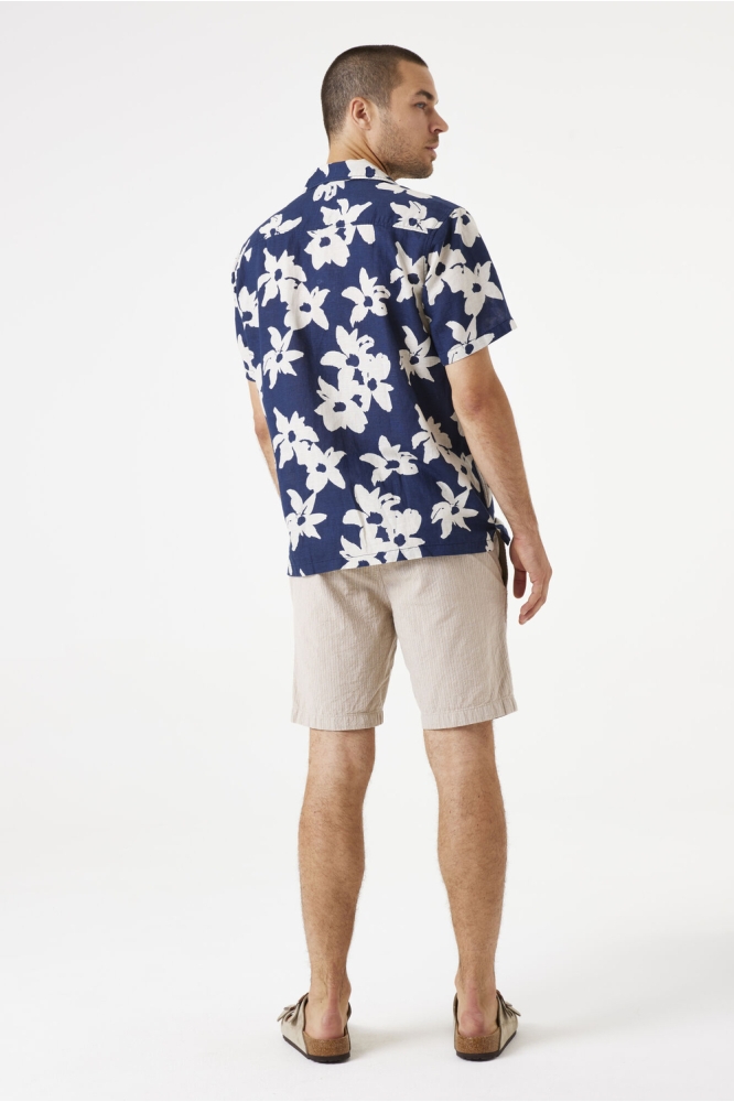OVERHEMD MET PRINT E51291 2591 DEEP INK